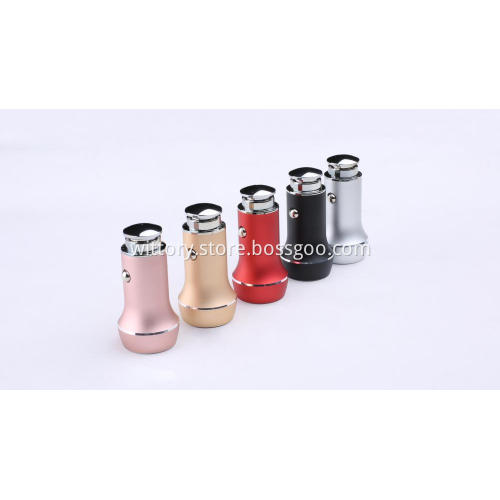 Aluminum alloy Series Champagne  Car Charger